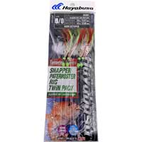 Hayabusa Sabiki Rig EX307 US-6/0 2-hooks 43-test 61-in 2-pack Hayabusa Sabiki Rig EX307 US-6/0 2-hooks 43-test 61-in 2-pack